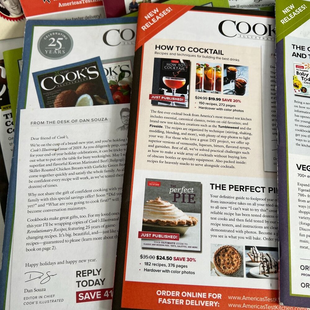 Cooks Illustrated & Cooks Country Cookbook Collection - Picture 3 of 5